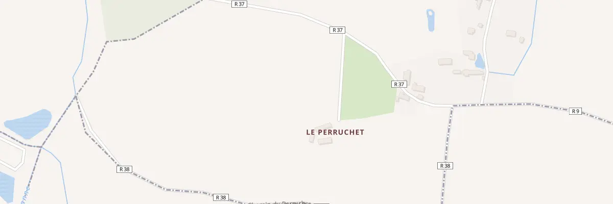 Plan du 1 Le Perruchet à Luigny