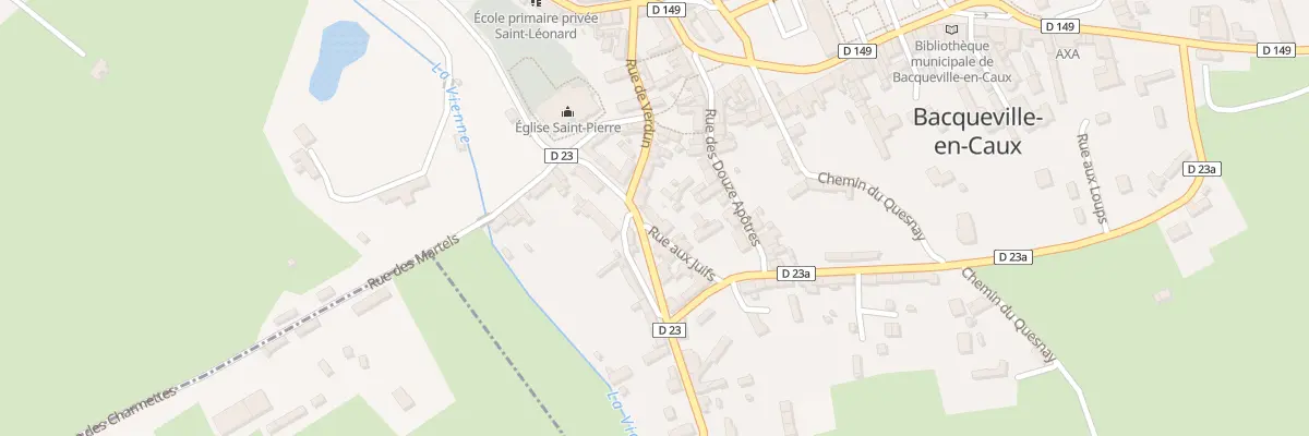 Plan du 1 Rue aux Juifs à Bacqueville-en-Caux