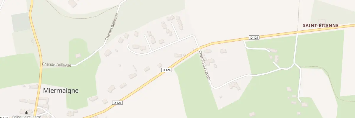 Plan du 14 Rue de la Martiniere à Miermaigne