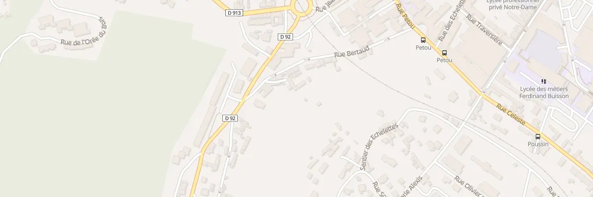 Plan du 23 Rue Bertaud à Elbeuf