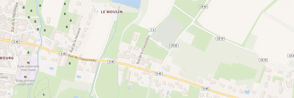 Plan du 47 Rue de Chenonceaux à La Croix-en-Touraine
