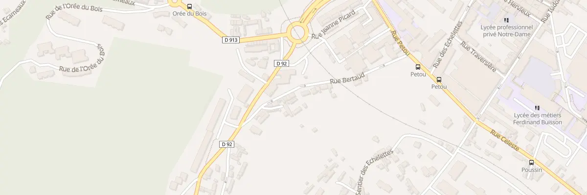 Plan du 17 Rue Bertaud à Elbeuf