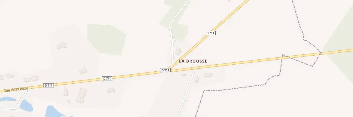 Plan du 1 La Brousse à Javerdat