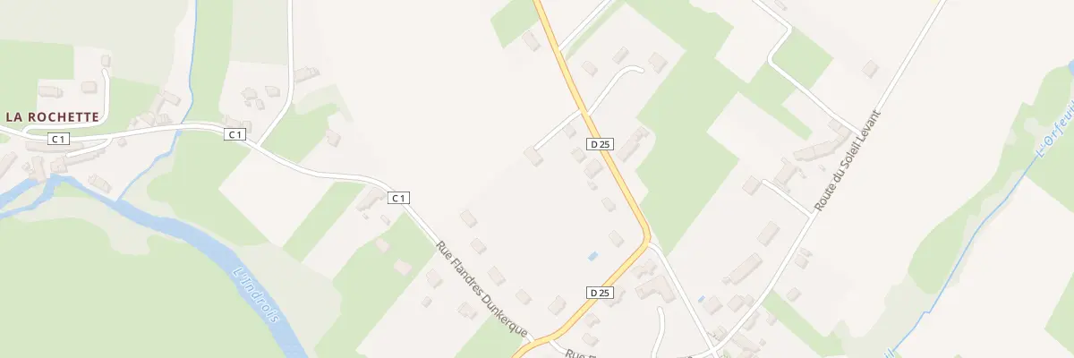 Plan du 5 Rte du Pont du Roy à Chédigny
