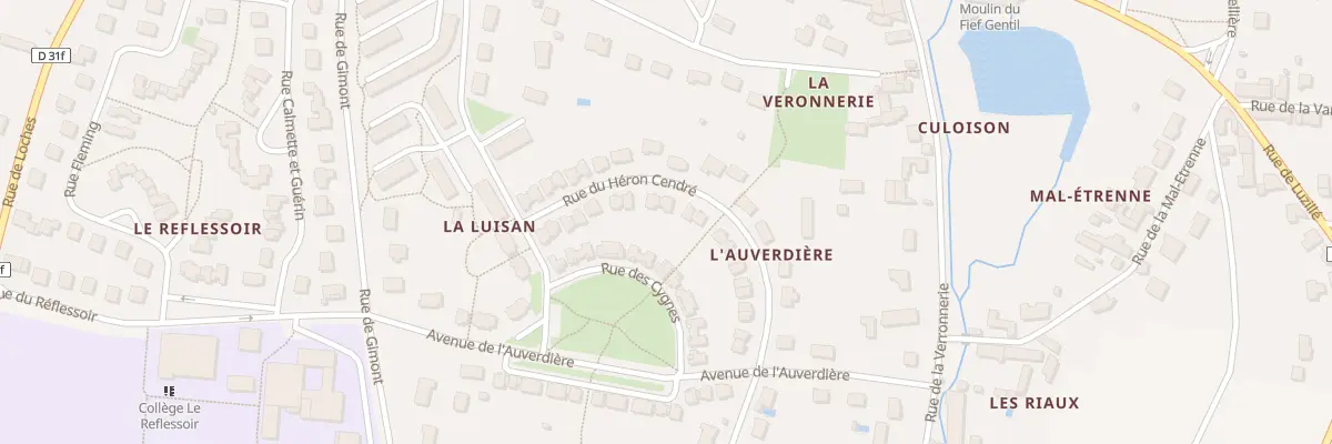 Plan du 17 Rue du Héron Cendré à Bléré
