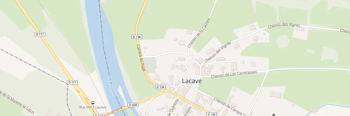 Plan du 34A Village de Lacave à Lacave
