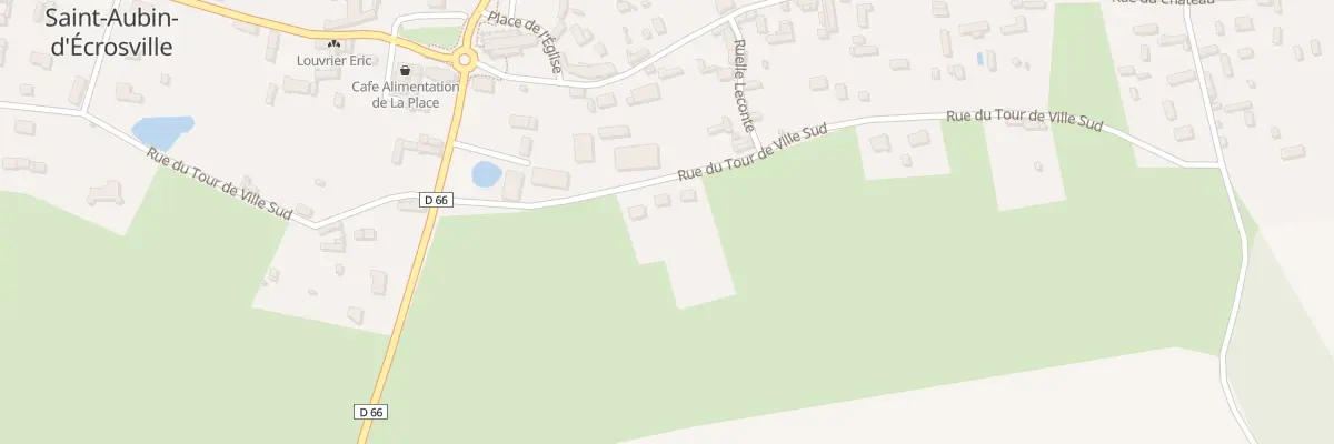 Plan du 10 Rue du Tour de Ville Sud à Saint-Aubin-d’Écrosville