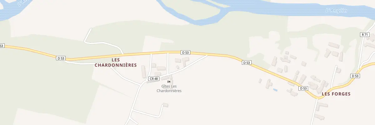 Plan du 2 Les Chardonnières à Concremiers