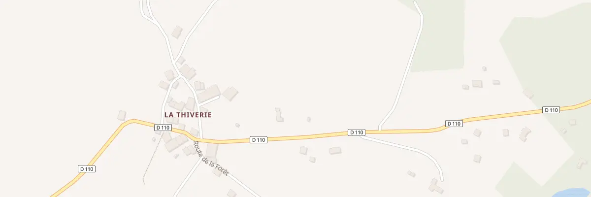 Plan du 5189 La Thiverie à Gorre