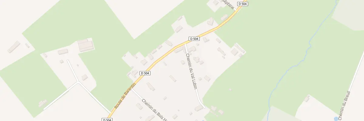 Plan du 22 Che du Val Lubin à Fresquiennes