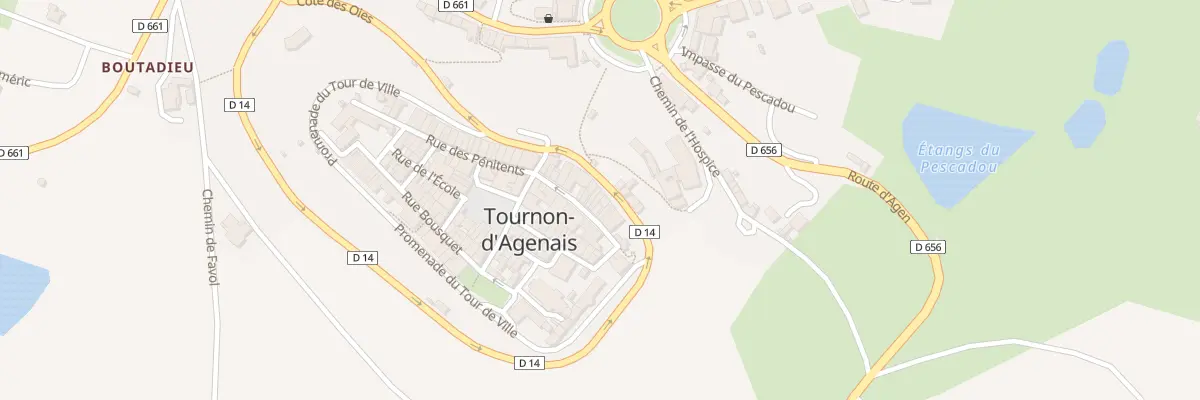 Plan du 57 Rue de la Citadelle à Tournon-d’Agenais