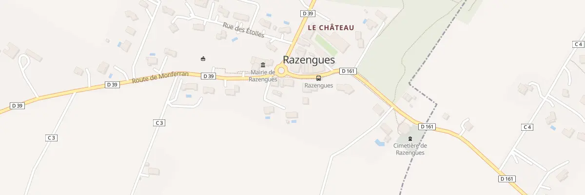 Plan du 5029 Au Village à Razengues