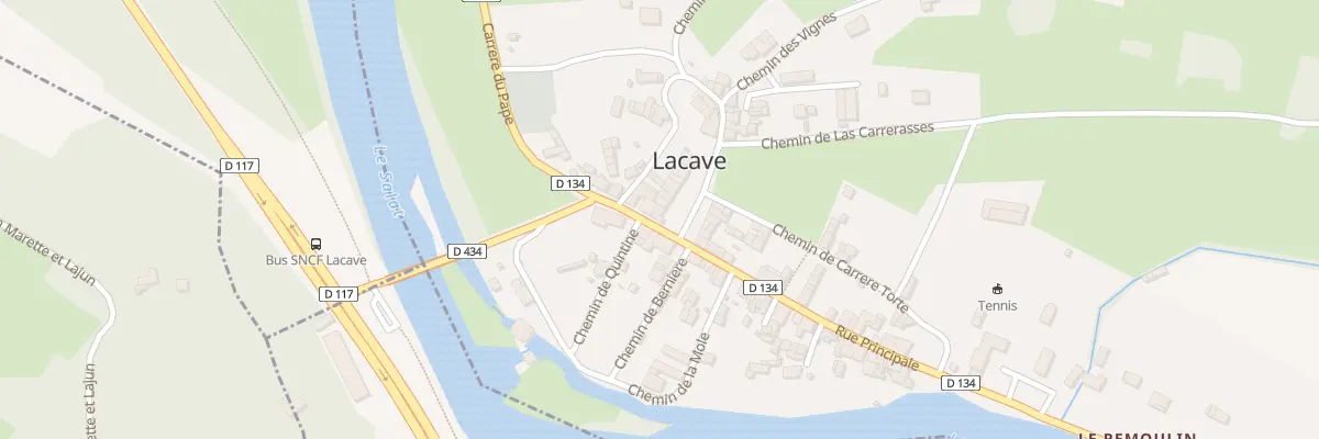 Plan du 45 Village de Lacave à Lacave