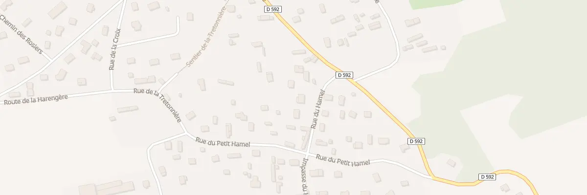 Plan du 8 Rue du Hamel à La Harengère