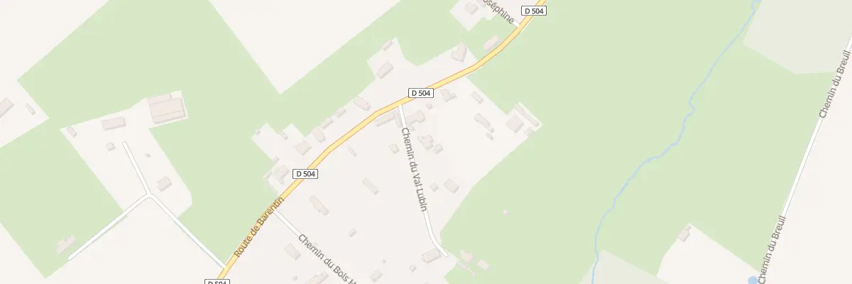 Plan du 47 Che du Val Lubin à Fresquiennes