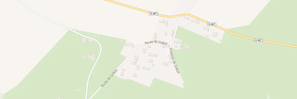 Plan du 2 Imp de Gretot à Hugleville-en-Caux