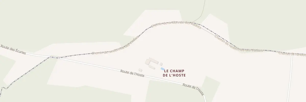 Plan du 19 Champ de Lhoste à Larzac