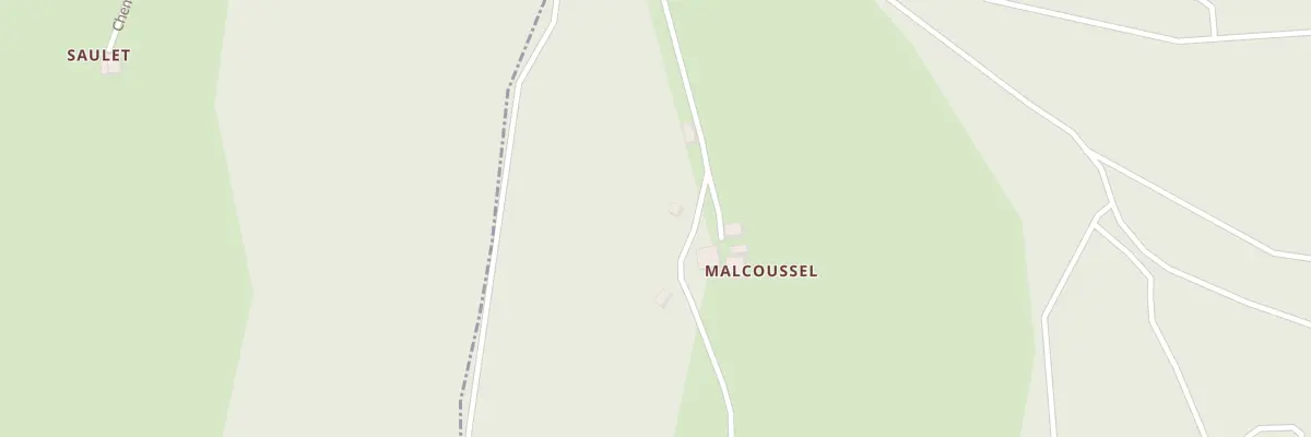 Plan du 5054 Malcoussel à Thézac