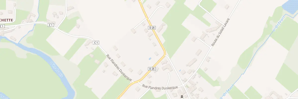 Plan du 1 Rte du Pont du Roy à Chédigny