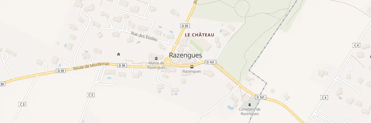 Plan du 5032 Au Village à Razengues