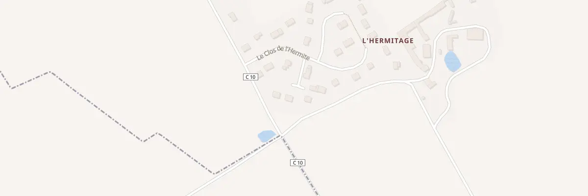 Plan du 5 L’Hermitage à Claville
