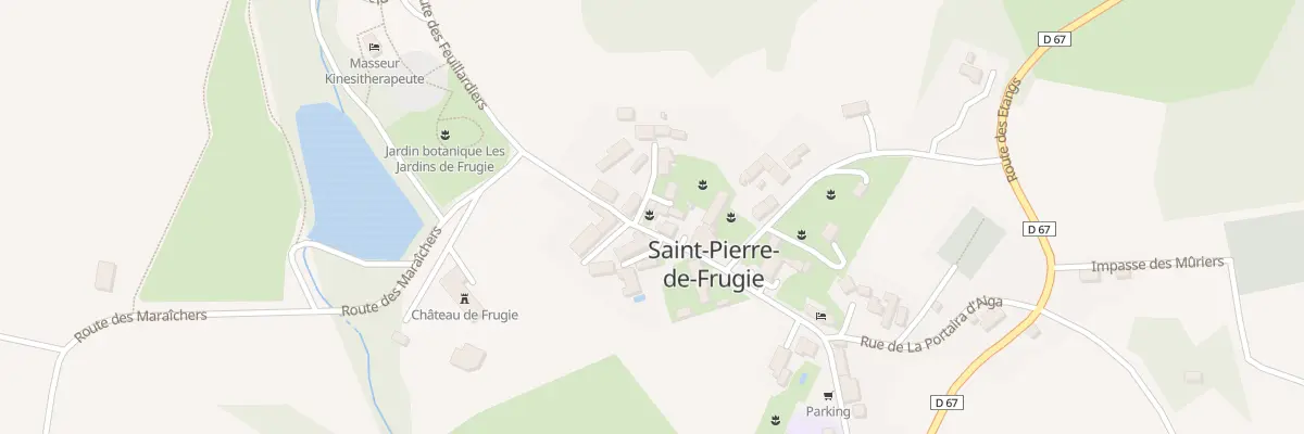 Plan du 32 Le Bourg Sud à Saint-Pierre-de-Frugie