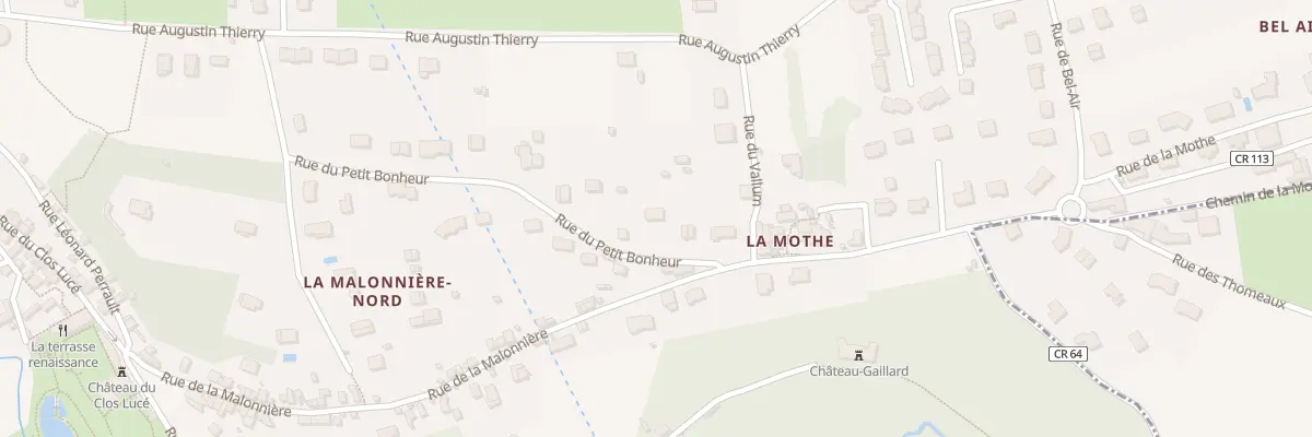 Plan du 4 Rue du Petit Bonheur à Amboise