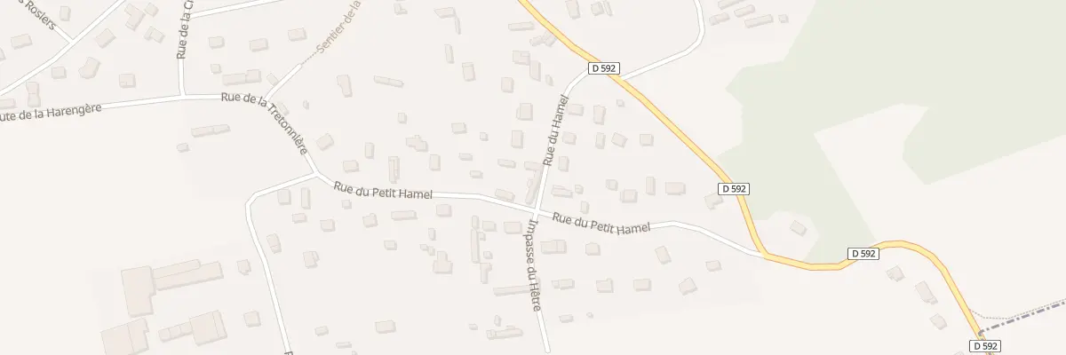 Plan du 10 Rue du Petit Hamel à La Harengère