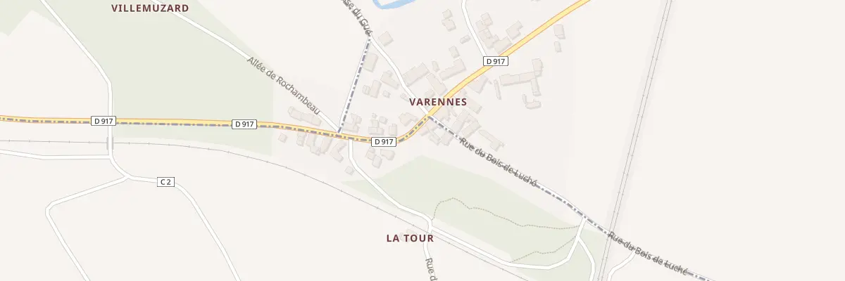 Plan du 16 Varennes à Naveil
