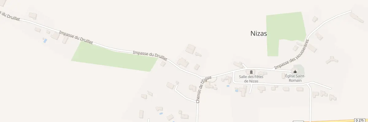 Plan du 5033 Au Village à Nizas