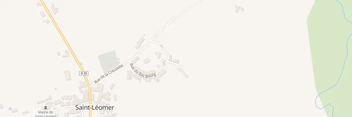 Plan du 22 Rue du Bas Bourg à Saint-Léomer