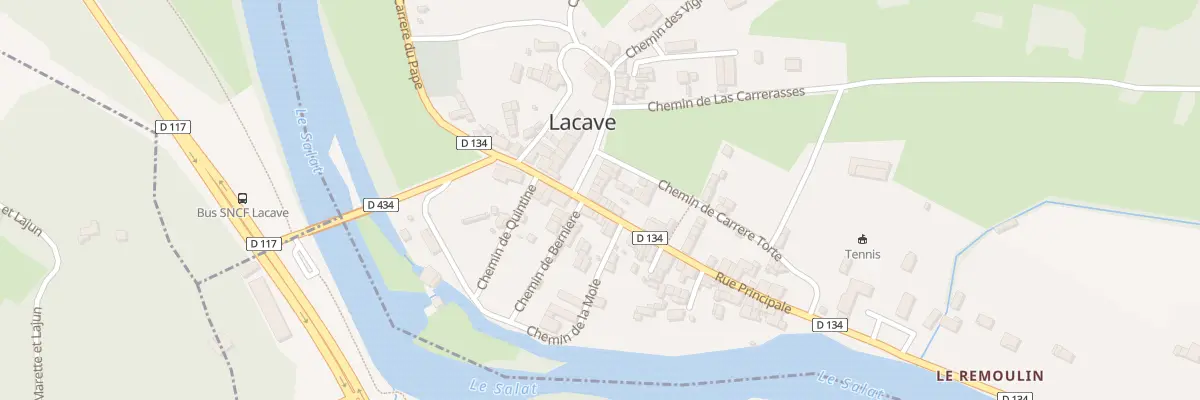 Plan du 46 Village de Lacave à Lacave