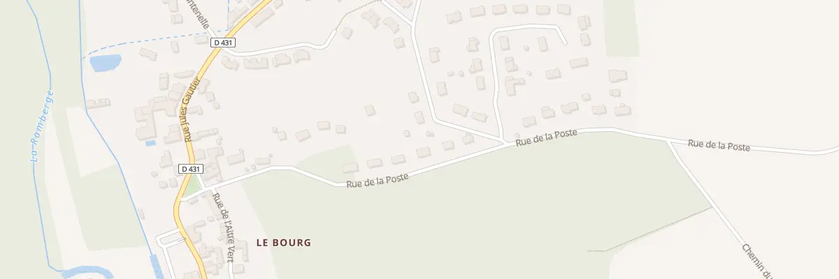 Plan du 25 Rue de la Poste à Saint-Ouen-les-Vignes