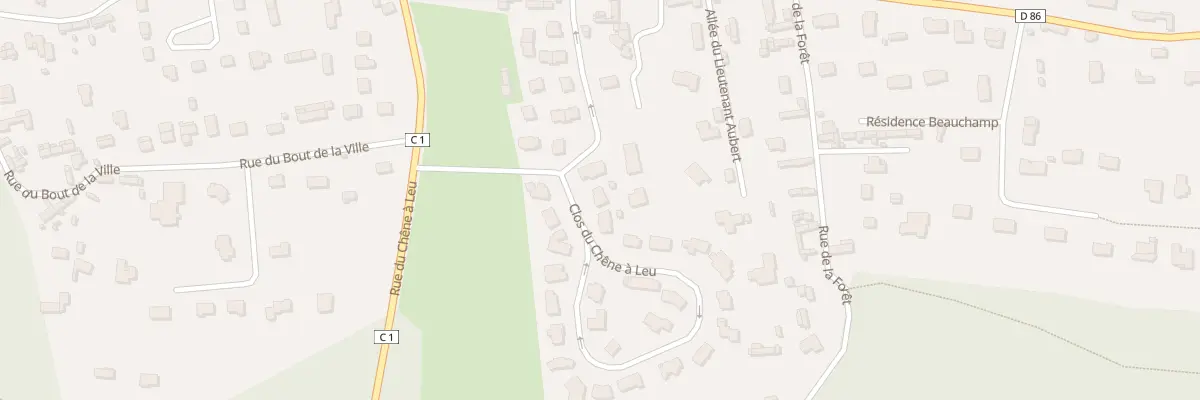 Plan du 2 Res du Chene a Leu à Montigny
