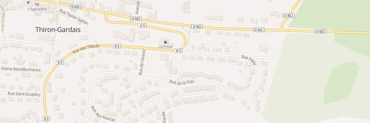 Plan du 2 Rue Pekly à Thiron-Gardais