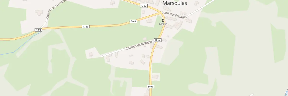 Plan du 36A Le Village à Cassagne