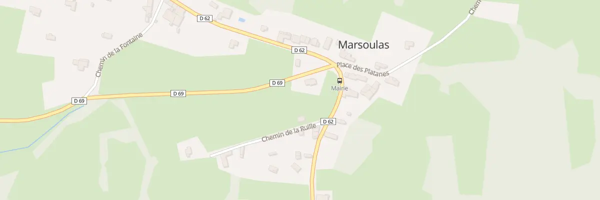 Plan du 2 Che de la Ruille à Marsoulas