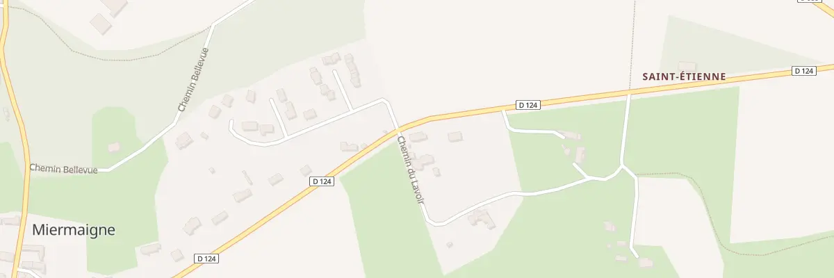 Plan du 2 Che du Lavoir à Miermaigne