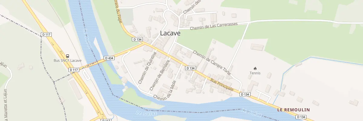 Plan du 47 Village de Lacave à Lacave