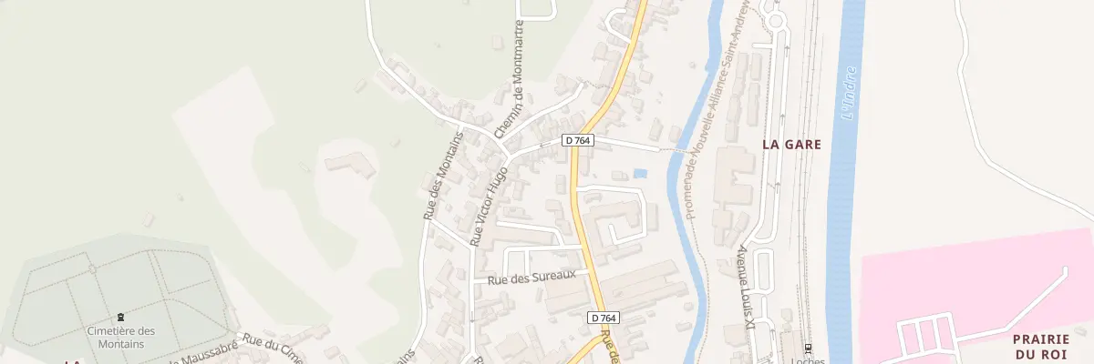 Plan du 40 Rue Victor Hugo à Loches