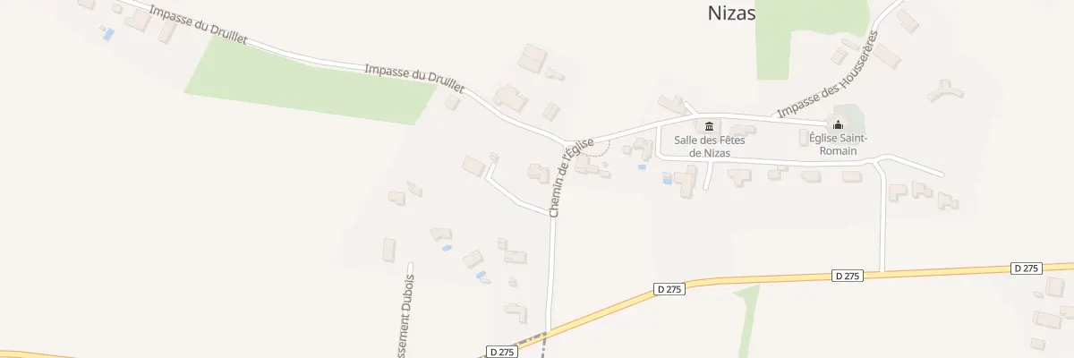 Plan du 5040 Au Village à Nizas