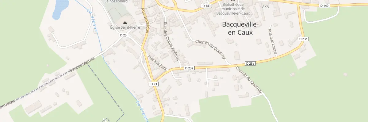 Plan du 15 Rue des Douze Apotres à Bacqueville-en-Caux