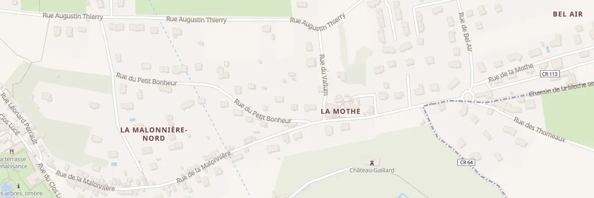 Plan du 2 Rue du Petit Bonheur à Amboise