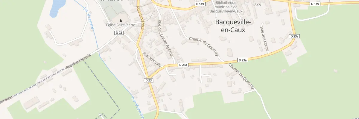 Plan du 17 Rue des Douze Apotres à Bacqueville-en-Caux