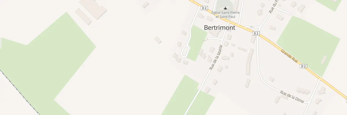 Plan du 4 Lot Les Colombiers à Bertrimont