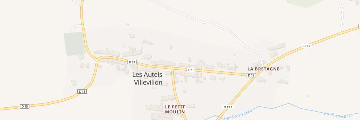 Plan du 17 Vc Grande Rue aux Autels-Villevillon
