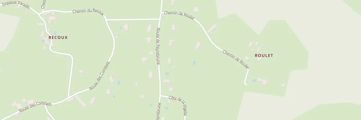 Plan du 122 Les Combelles à Coux et Bigaroque-Mouzens