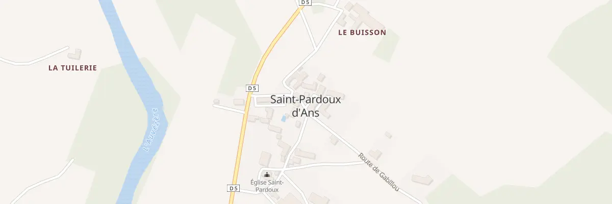 Plan du 80A Saint Pardoux à Cubjac-Auvézère-Val d’Ans