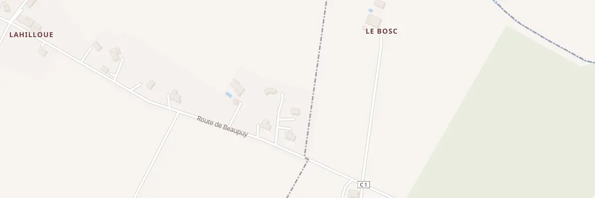 Plan du 1651 Rte de Beaupuy à Roquelaure-Saint-Aubin