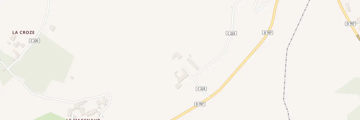 Plan du 77 La Combe à Nanthiat